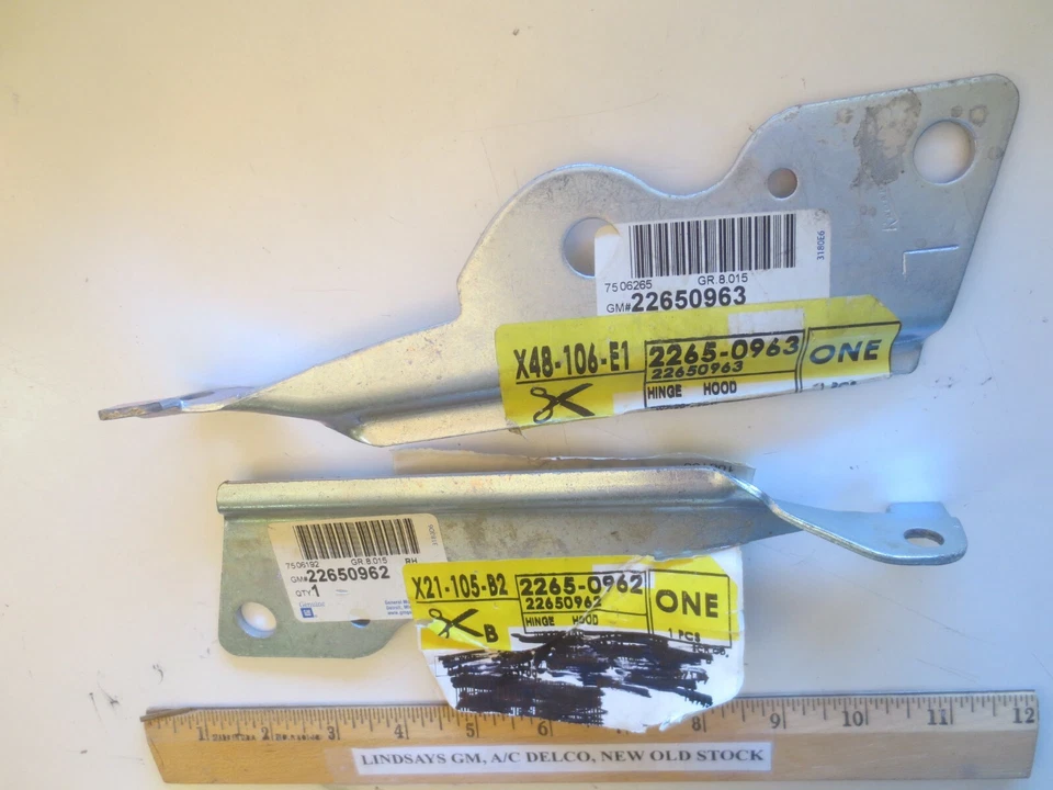 2 НОВЫЙ ШТ. (1 LH) И (1 RH) GM 1995/2005 CAVILIER, PONTIAC SUNFIRE «ШАРНИР» КАПЮШОН  - Изображение 2 из 4