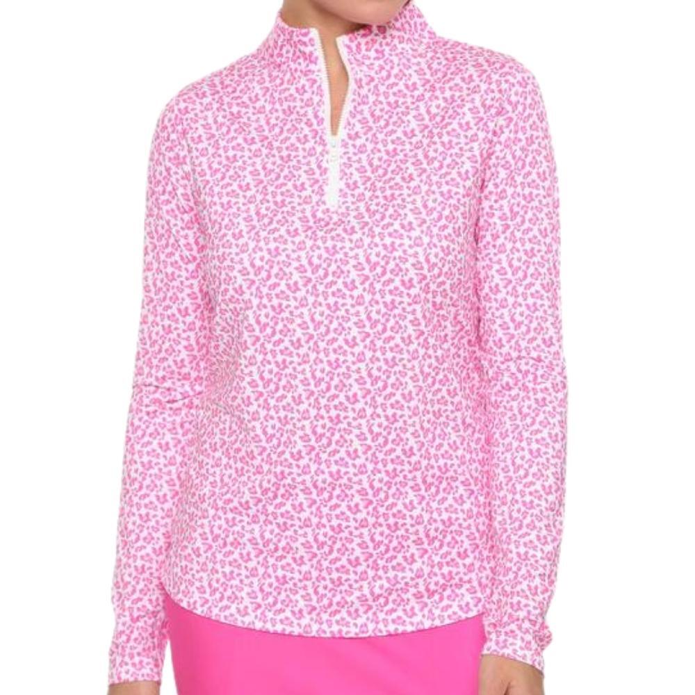 Женская модель Belyn Key с длинным рукавом - TLS0116-PPR - Принт розовой пантеры - M