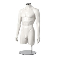 Male Display Torso 3/4 Body -