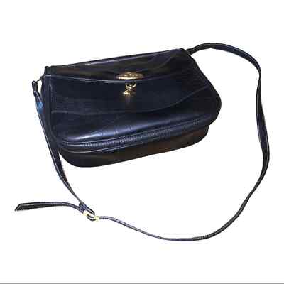 QQQ Leather Crossbody Bag | eBay