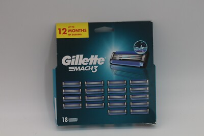 Gillette Mach3 Rasierklingen, 18 Stück NEU