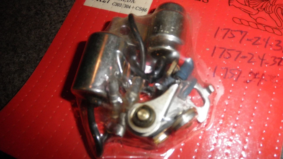 De colección NOS Lucas#TK27 Mazda Cosmo, RotaryP/U, RX2, RX3, RX4, RX7 Point, Kit de condensador Foto 4 de 4