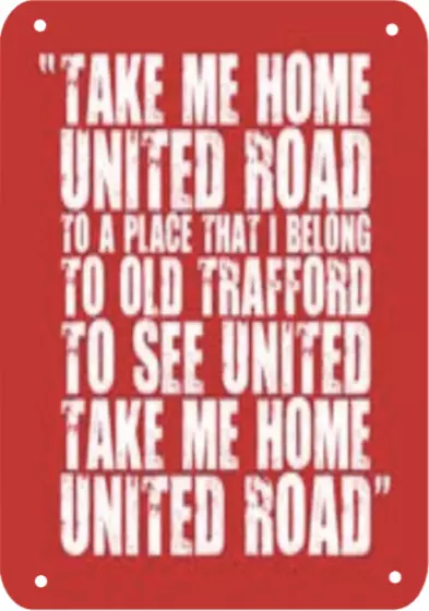 Manchester united song deals