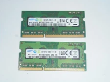 Samsung 2 X 2GB 1Rx8 PC3-12800S DDR3 Memory M471B5773DH0-CK0 