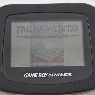 Gameboy Advance Console BLACK AGB-001 Nintendo AJ14543834 JAPAN