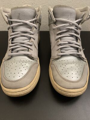 Nike Air Jordan Retro 1 Silver Grey 2001 Men's Size 10-136065-001