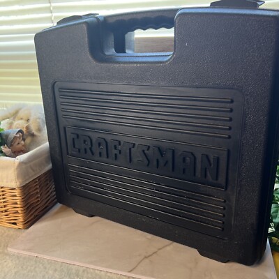 Craftsman 3/8'' Drill Tool Hard Storage CASE Only Black