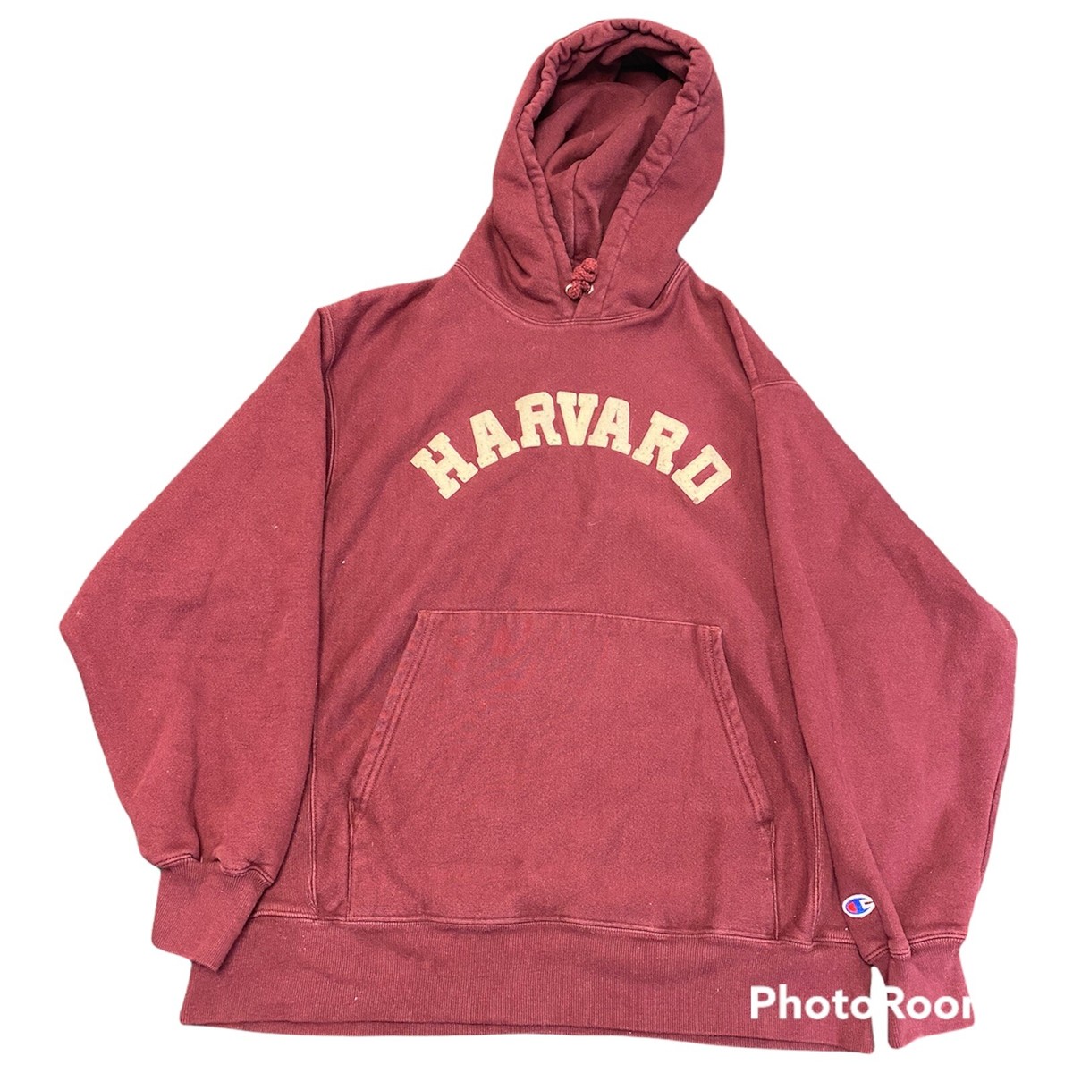 Vintage Y2K Champion Reverse Weave Harvard Ivy League Hoodie Sweatshirt  Medium