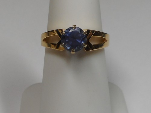 Blue Tanzanite Gemstone Ring Size 6 1/8 - Picture 2 of 12