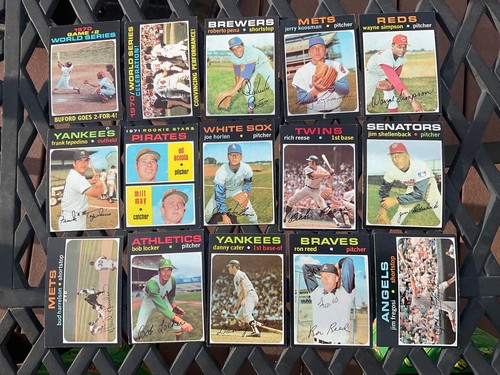 1971 TOPPS BASEBALL 530 CARD LOT 288 DIFFERENT SHARP MID GRADE EX-VGEX - Bild 18 von 20