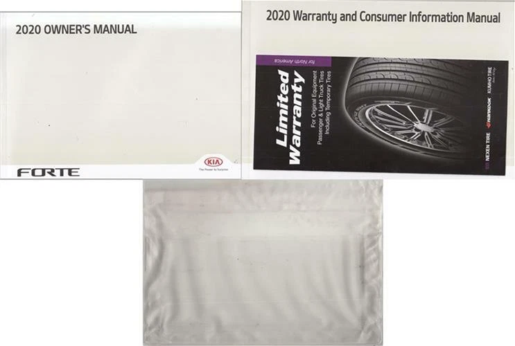 2020 Kia Forte Owner Instruction Guide Book Package Case Pamphlets