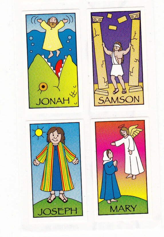 Sandylion Vintage very rare RELIGIOUS Scrapbooking Craft Stickers J42 - Saints - Image 3 of 3