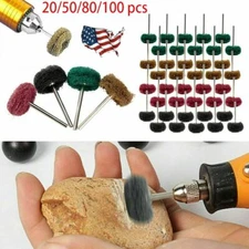 20-100x Abrasive Wheel Buffing Polishing 25mm Grinding Wheels Dremel Rotary Tool