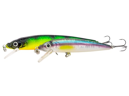 Strike Pro Alpha Minnow 9.5cm 11g Schwebend Köder Wobbler Forelle Barsch Zander