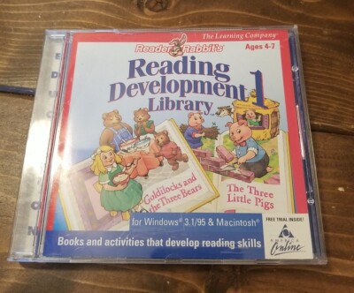 Reader Rabbits Reading Development Library 1 CD-ROM Win/Mac 3.1/95-Pre ...