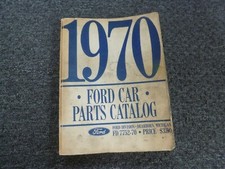 1970 Ford Mustang Coupe Convertible Fastback Parts Catalog Manual Mach 1 Boss