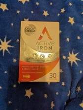 Active Iron Ferrous Sulfate Non-Constipating Supplement For Energy 30 Capsules