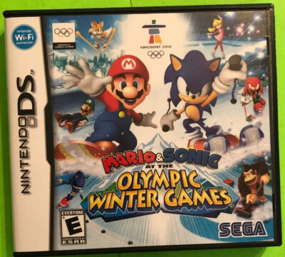 Mario Sonic At The Olympic Winter Games Nintendo DS