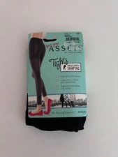 Love Your Assets Spanx Tights Ankle Length Shaping Black Size 1