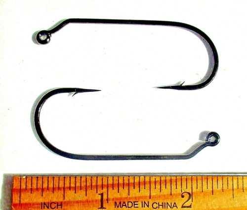 25ct GAMAKATSU 35 grados pata 5/0 2X GANCHOS DE PLANTILLA fuertes plantillas de pesca de lubina moldes de plomo - Imagen 3 de 4