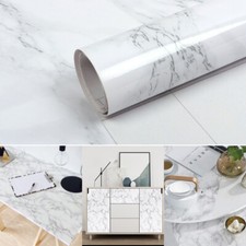 Marble Grain Sticker Self Adhesive Vinyl Waterproof Wall Paper Kitchen Bathroom