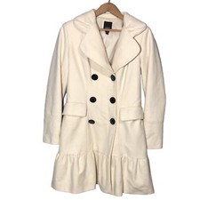 ESPRIT | Vintage Ivory Wool Blend Double Brea...