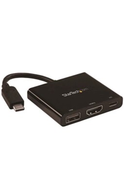 StarTech USB-C to 4K HDMI Multifunction Adapter with Power Delivery and USB-A