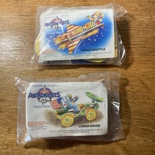 1992 McDonalds Happy Meal Toys Young Astronauts Rover and Space Shuttle. New 