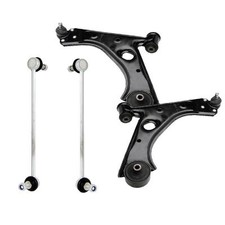 For Fiat Punto Evo 2009-2012 Front Lower Wishbone Arms and Drop Links Pair