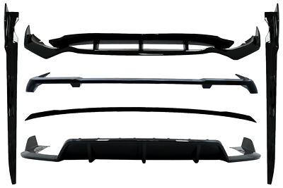 Aero Bodykit für BMW X5 G05 2018-2022 M-Tech Black Knight Look Glänzend schwar