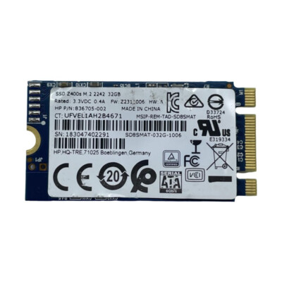 SSD Solid State Disk mSATA 836705-002 Fits For SanDisk 32GB
