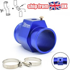 UK Coolant Water Temp Radiator Hose Joint Pipe Adapter Clamps Kits 38mm Aluminum