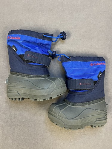 Columbia Kids Waterproof Boots Snow Mud Rain Youth size 6 Slip-On Spring