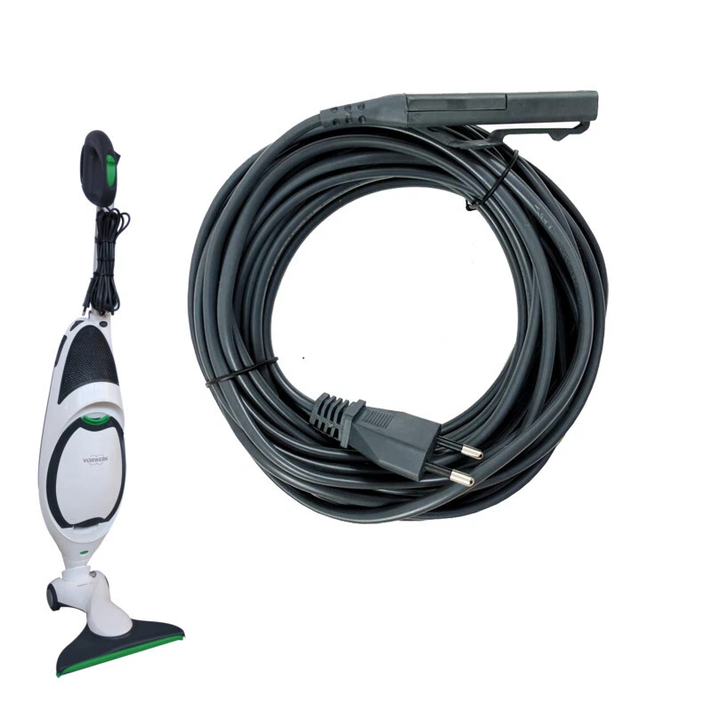 vhbw cavo di alimentazione compatibile con Vorwerk folletto 118, 119, 120, 121, 122, 130, 131, 135 aspirapolvere - 7 m, 2000 W