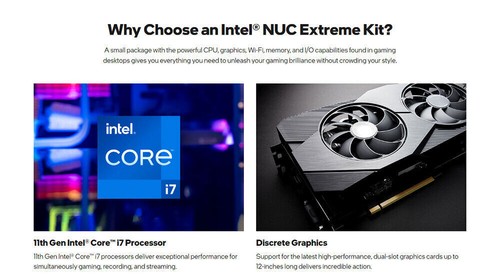 Intel NUC 11 Mini PC Desktop NUC11BTMi9 i9-11900KB Processor 4.9GHz UHD Graphics - Picture 24 of 27