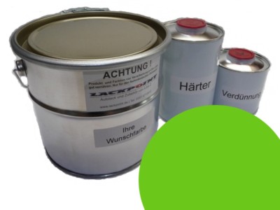 1 Liter Set 2K Autolack Kawa Grün Seidenmatt Seidenglanz Lackpoint Tuning !