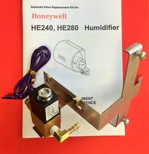 Honeywell HE240(A) HE280(A) 24V Humidifier Water Solenoid Valve Assembly Kit
