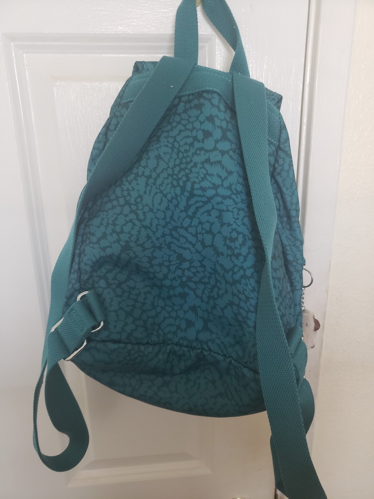 KIPLING Queenie Backpack Green w/ Monkey - image 3