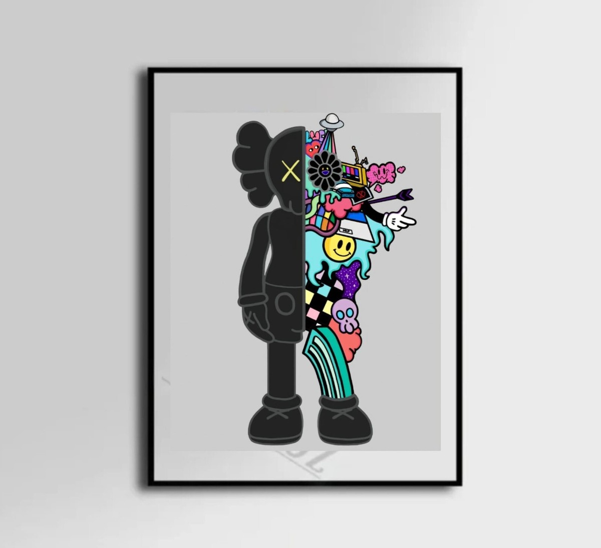 Kaws ポスター KAWS Street Art Wall Art Poster Print Gift Home Bedroom Pop