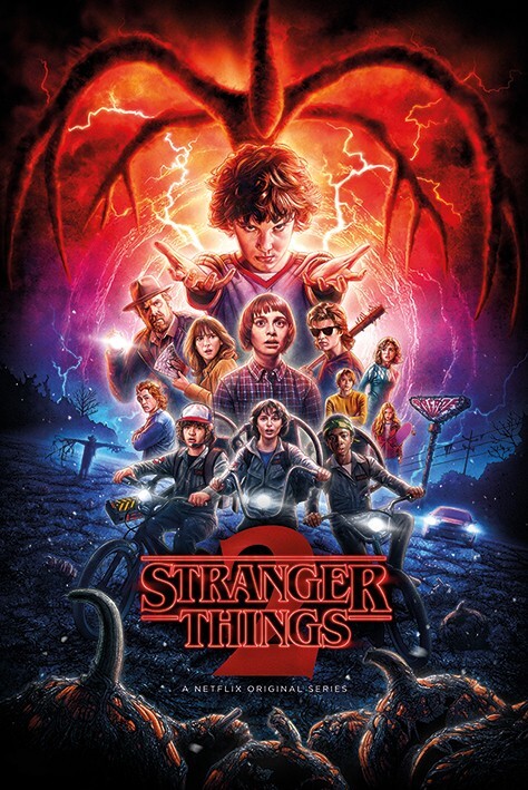 Poster STRANGER THINGS - One Sheet - Season 2 (Netflix) 61x91,5cm