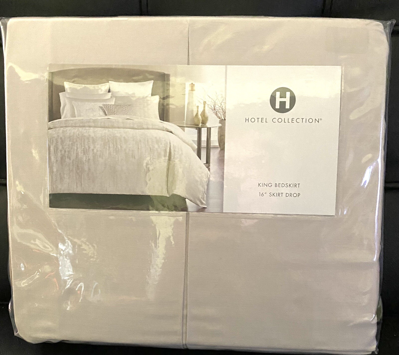 Hotel Collection Opalescent Cotton Bedskirt eBay