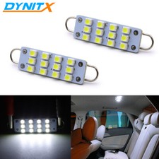 2-Pack 561 44MM White Dome Light Bulbs Replacement Fits Listed Ford Vehicles