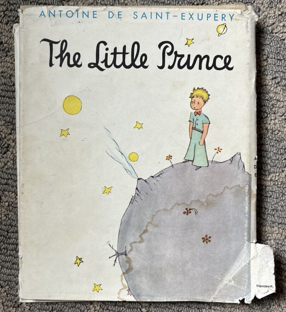 星の王子さま The Little Prince Harcourt, Brace THE LITTLE PRINCE Antoine de Saint-Exupery 1943 HC/DJ