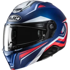 HJC I91 TRICUS MC21SF BLUE RED Modular Helmet Size L