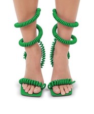 BOTTEGA VENETA WIRE STRECH SANDALS size 37, New In BOX