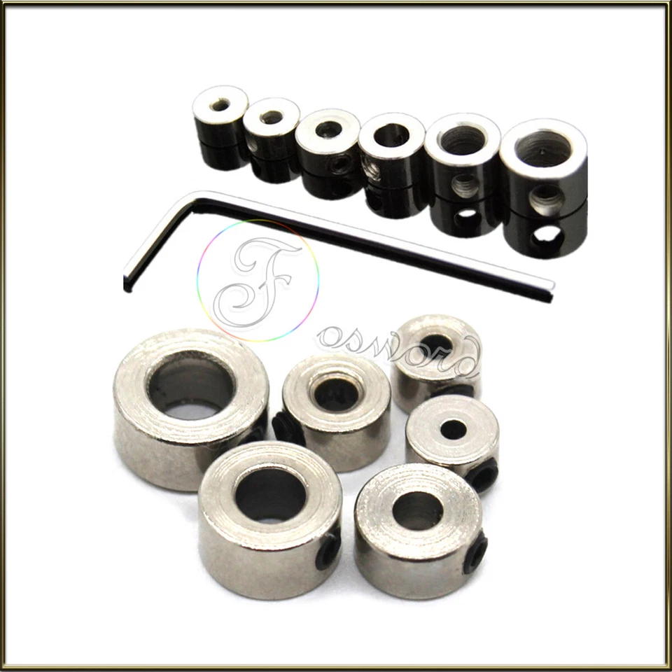 Shaft Collar Stainless Steel Clamp Collar M3 Grub Screw ID-φ1.05-5.05mm Modeling - Image 2 of 2
