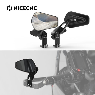NICECNC Universal Klappbare Quick Flip Spiegel Kit Für KTM 500EXC 500XCW 505XC-F