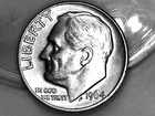 ( 3 ) 1964 D # 7 # 8 # 9  10C ROOSEVELT DIMES
