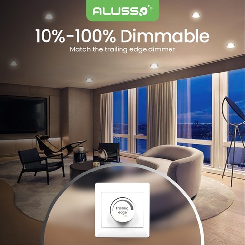 ALUSSO LED recessed spotlight extra flat dimmable 5W 440LM 3CCT warm white 3000K - Picture 20 of 24