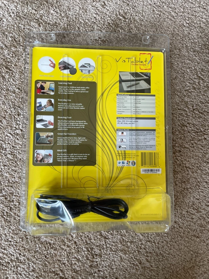 New VisTablet PenPad, 6" x 4.5" Active Area PenPad Graphic Tablet , Mac/PC - Image 2 of 2
